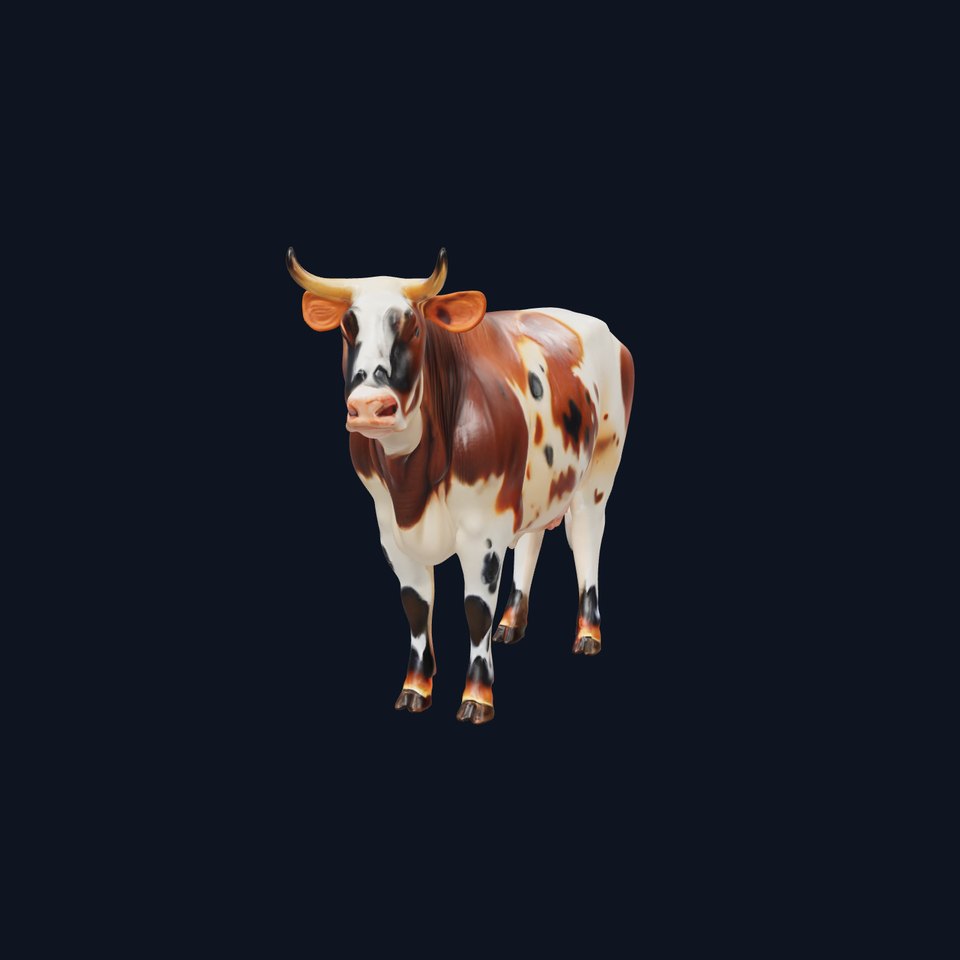 Spotted Cow Model Pack for Animation and Games